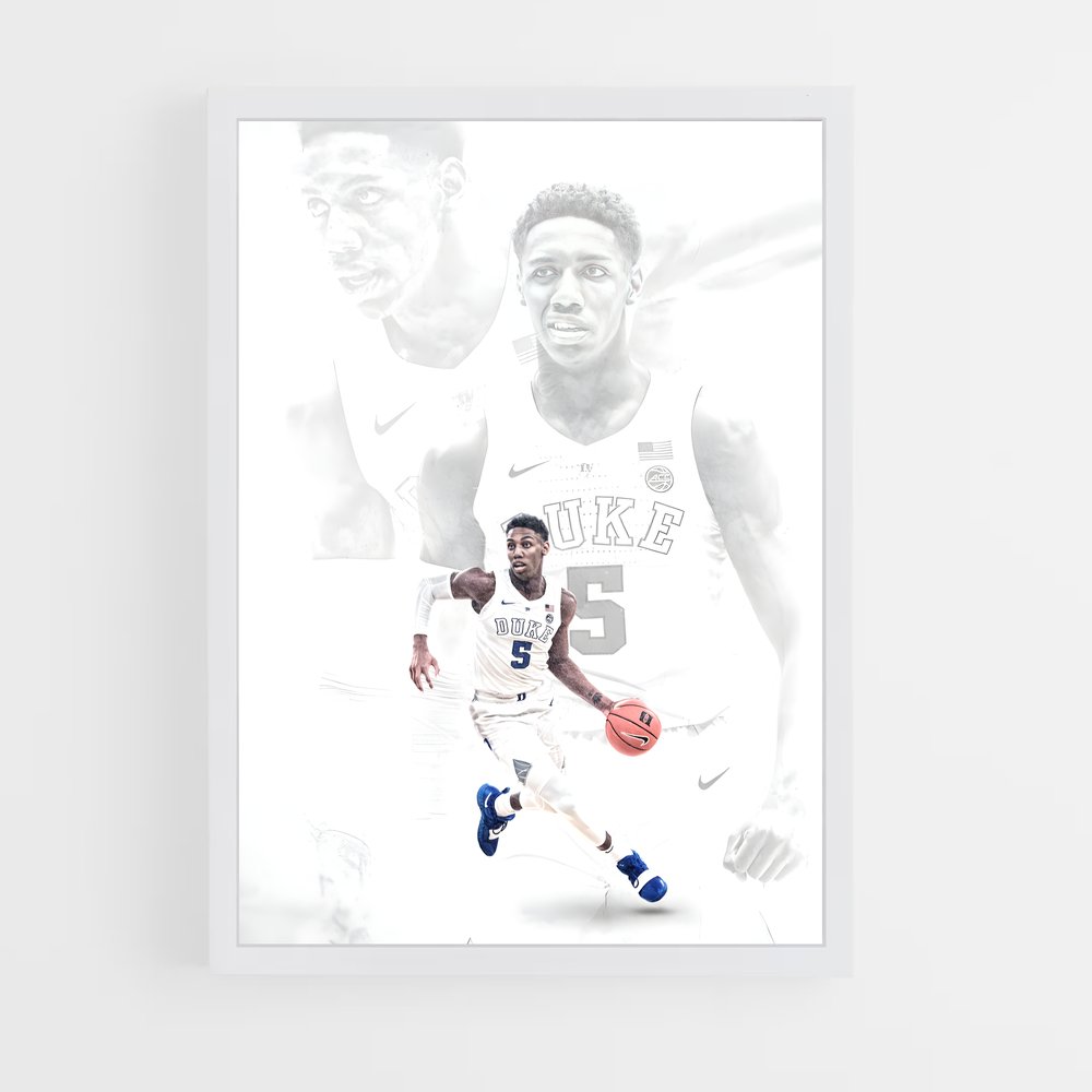 Poster Rj en Action – affiche Basketball (vue 3)